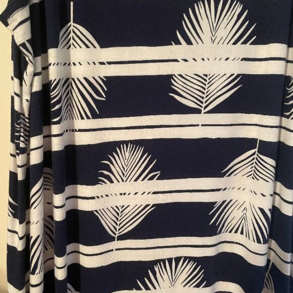 LANDS END SUMMER MAXI TANK DRESS 💎HOST PICK 💎 PALM PRINT EUC XL COTTON - Picture 3 of 14